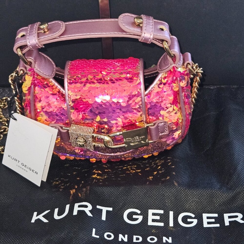 Kurt Geiger London Micro Kingsley Hobo Crossbody Bag (NWT) - Picture 7 of 8